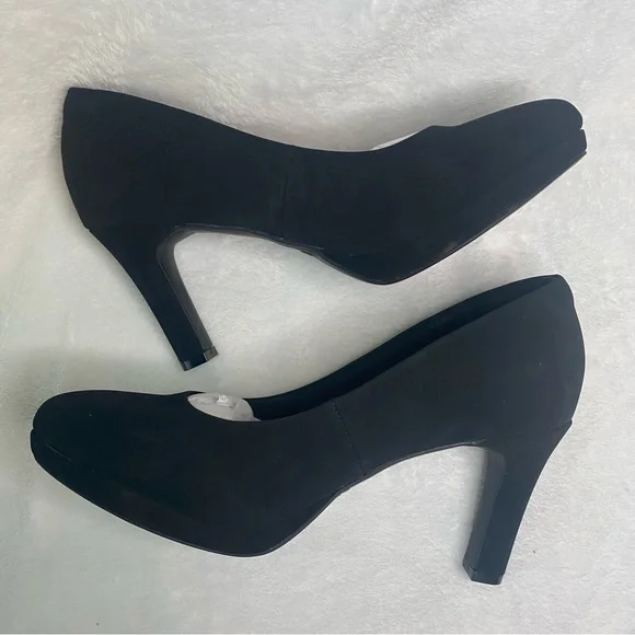 Dream Pairs Black Suede Pumps size 8 - Picture 4 of 9